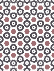Geometric pattern. Seamless vector background. Ethnic graphic design