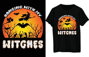 HALLOWEEN T-SHIRT DESIGN . 