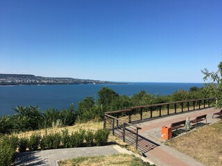 Obraz premium Nice summer view from Varna in Bulgaria 
