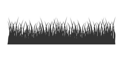 Green grass meadow border  pattern. Grass background  Illustration