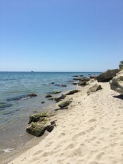 Nice summer view from Varna in Bulgaria 