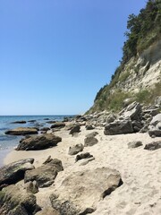 Nice summer view from Varna in Bulgaria 