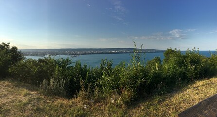 Nice summer view from Varna in Bulgaria 