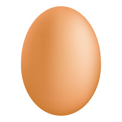 Two  realistic white eggs. Isolated eggs on white background.  stock illustration.