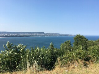 Nice summer view from Varna in Bulgaria 