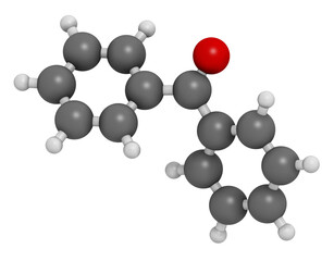 Benzophenone molecule