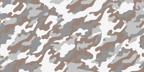Vector camouflage pattern for clothing design. Trendy camouflage military pattern	