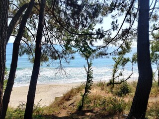 Nice summer view from Varna in Bulgaria 