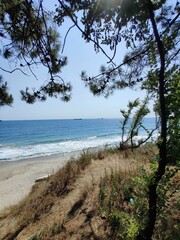 Nice summer view from Varna in Bulgaria 