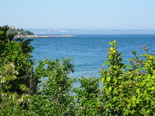 Nice summer view from Varna in Bulgaria 