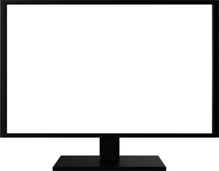 pc screen or desktop monitor mock up frame.