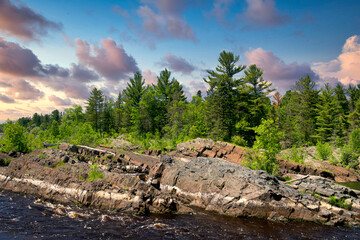Dusk Along the St. Louis River and Jay Cooke State Park, Minnesota - 532843935