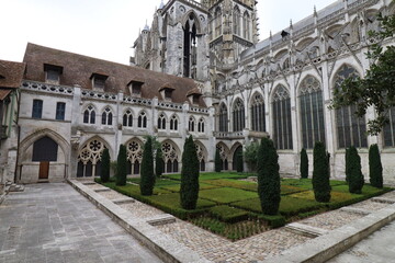La cath&eacute;drale Notre Dame de Rouen, de style gothique, ville de Rouen, d&eacute;partement de la Seine Maritime, France