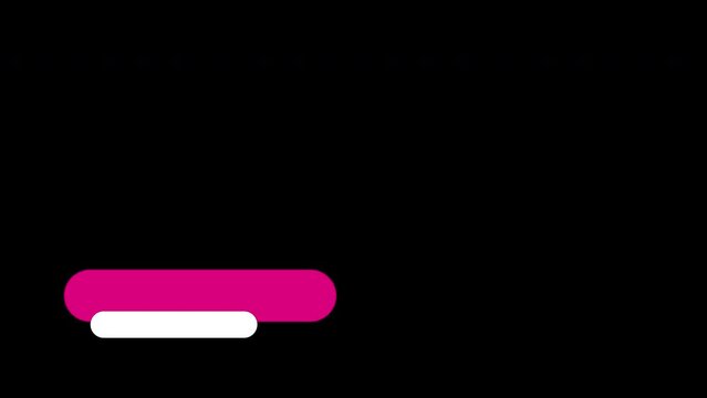 Lower Third Animation in magenta and white