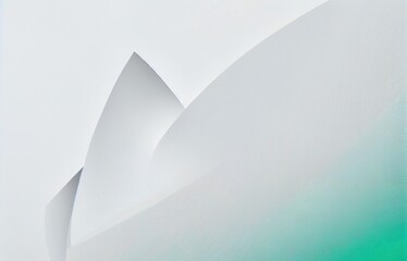 White geometric background. Digital illustration