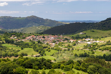 Fototapeta na wymiar Town of Bielva, Cantabria, Spain.