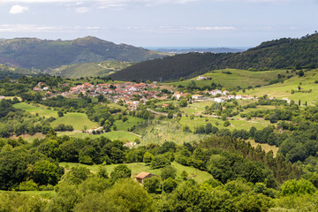 Fototapeta na wymiar Town of Bielva, Cantabria, Spain.