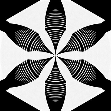 black and white spiral, circle background