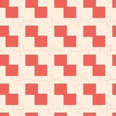 Seamless decorative pattern. Repeated modern background for wallpaper, web, scrapbook, wrapping paper, digital design.