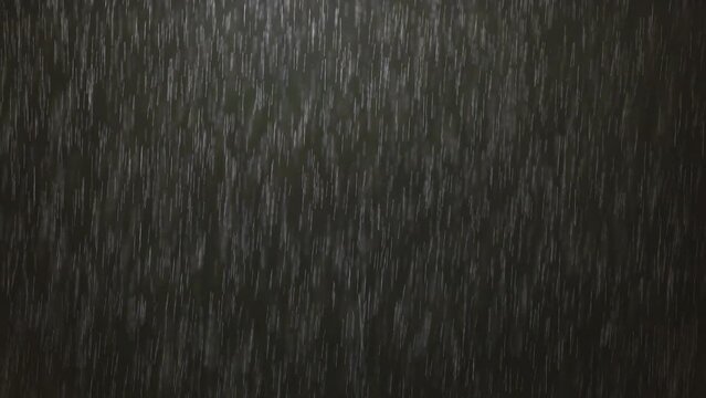 Tokyo,Japan - September 24, 2022: Heavy rain in the night
