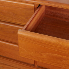 Teak Dresser Drawer Detail