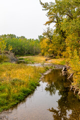 Highwood River flows through the county. Foothills County, Alberta, Canada