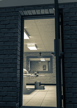 observation room scene