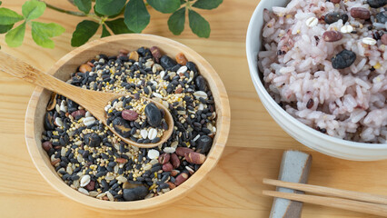 雑穀米(十五穀米)・日本の食卓