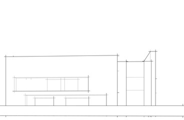 Architectural drawing vector 3d illustration