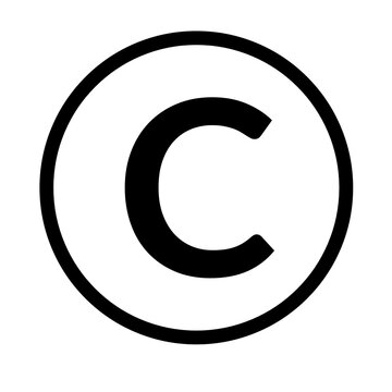 copyright symbol on transparent background. copyright sign. copyright icon Transparent png