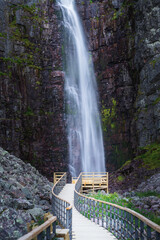 Sweden's highest waterfall 