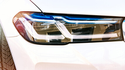 Energy Efficient Adaptive Laser Headlight, a Modern Concept for the Future of Vehicle Lighting