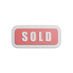 Button Sign Sold