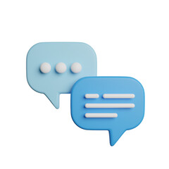 Fototapeta premium Chatting Buble Comment