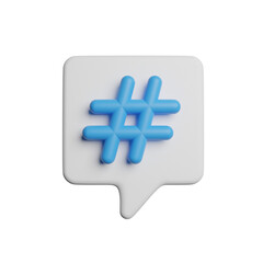 Obraz premium Hashtag Sign Keywords