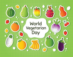 World Vegetarian Day cartoon