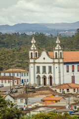 Fototapeta na wymiar church in the city of Catas Altas, State of Minas Gerais, Brazil