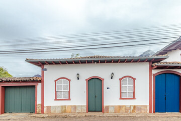 historic house in the city of Catas Altas, State of Minas Gerais, Brazil