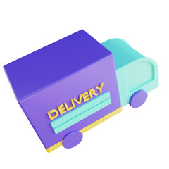 3D illustration Delivery