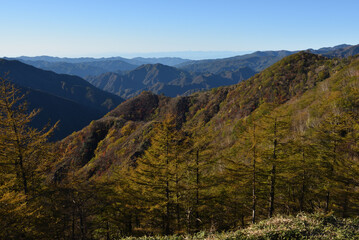 Climbing mountains in Autumn, Nikko, Tochigi, Japan 