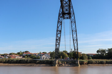 Nouvelle-Aquitaine - Charente-Maritime - Echillais et et son pilier du Pont transbordeur