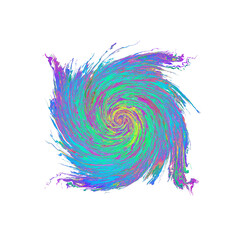 Abstract digital artwork illustration design