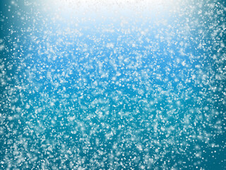 Falling Snow Confetti Winter Vector Background.