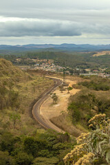 Fototapeta na wymiar natural landscape of the city of Catas Altas, State of Minas Gerais, Brazil