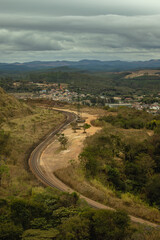 Fototapeta na wymiar natural landscape of the city of Catas Altas, State of Minas Gerais, Brazil