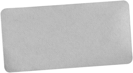 rectangular white sticker from real photography isolated png for graphic design