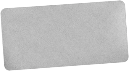 rectangular white sticker from real photography isolated png for graphic design
