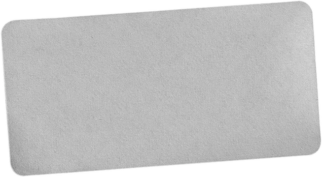 rectangular white sticker from real photography isolated png for graphic design
