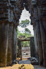 The Preah Khan temple complex situated at the northern edge of the Angkor Archaeological Park is one of the most significant buildings erected during the ancient Khmer empire.