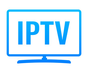 Iptv Badge, icon, logo.  stock illustration.